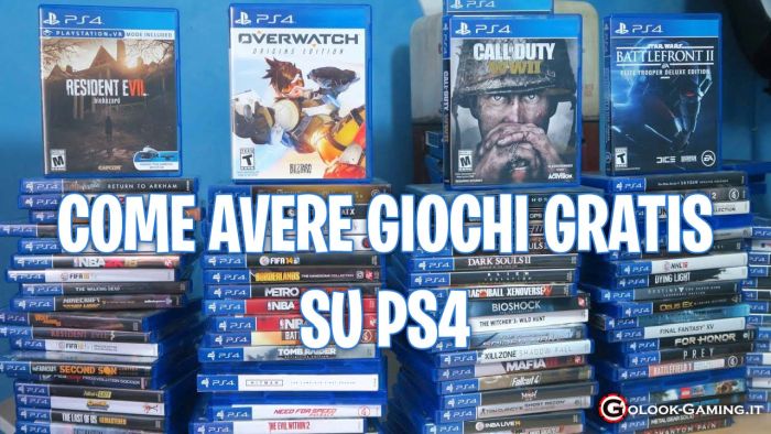 come avere giochi gratis ps4