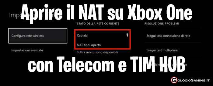 apire nat xbox one telecom tim hub