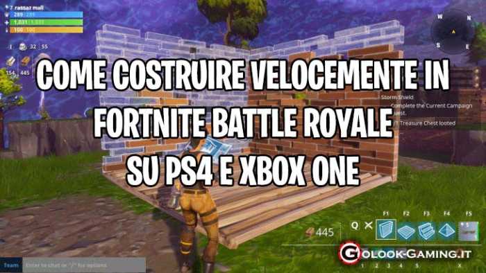 costruire velocemente fortnite ps4, costruire velocemente fortnite xbox one