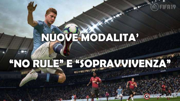 FIFA 19 NO RULE SOPRAVVIVENZA