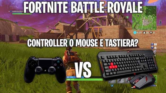 fortnite mouse tastiera vs joypad