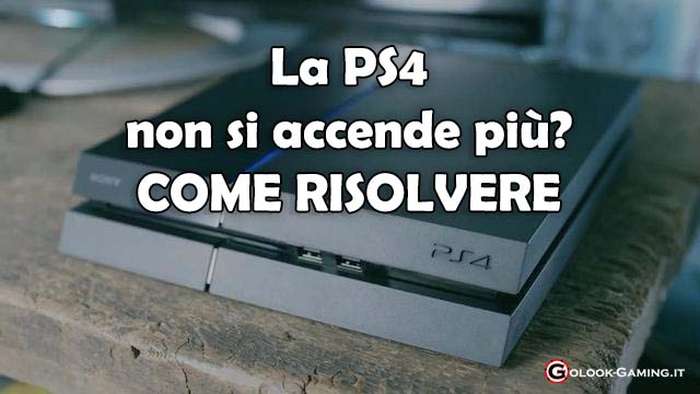 PS4 non si accende