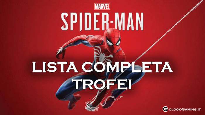 lista trofei spiderman ps4