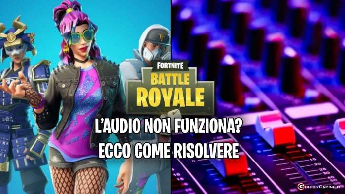 fortnite audio non funziona - pc fisso per giocare a fortnite