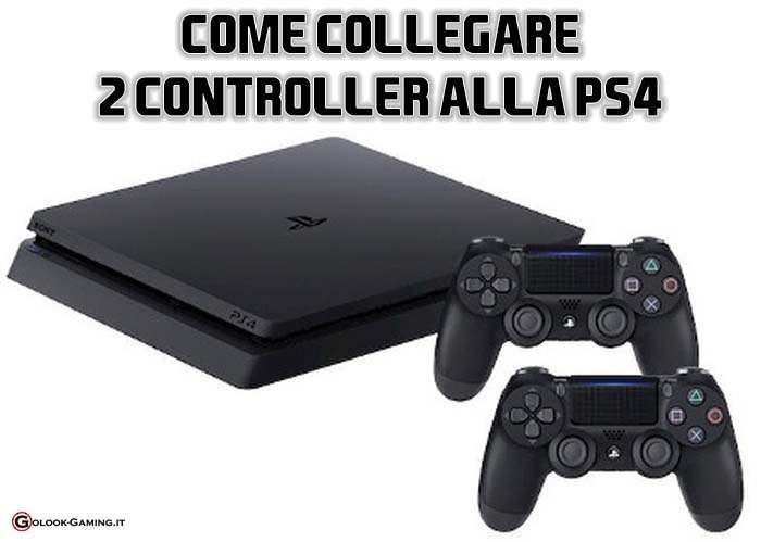 ps4 come collegare due controller