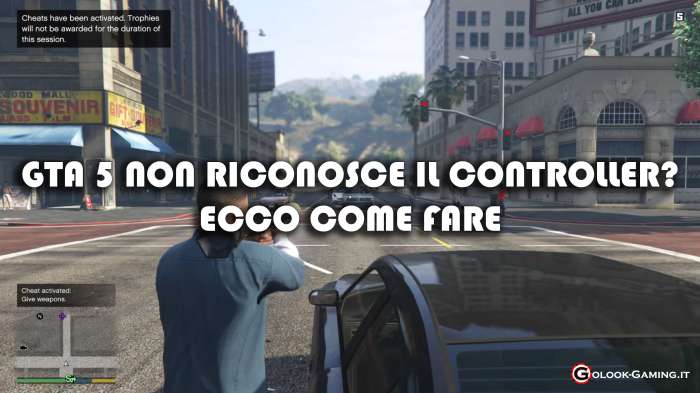 gta 5 non riconosce controller