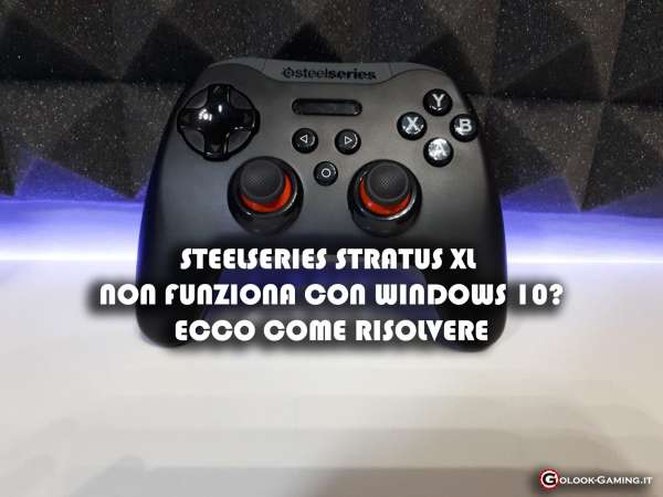 steelseries stratus xl non funziona con windows 10