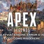 apex non si avvia error engine
