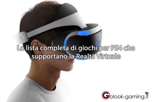 lista completa giochi ps4 vr