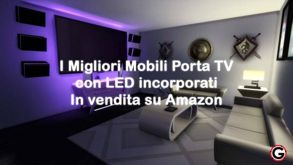 mobili porta tv con led