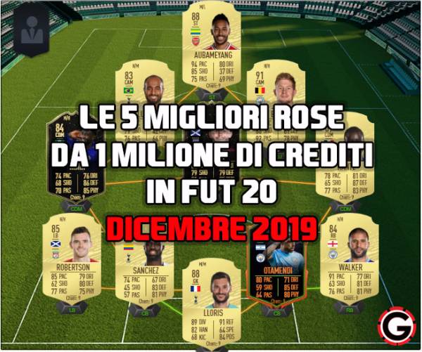 migliori rose 1 milione fifa 20